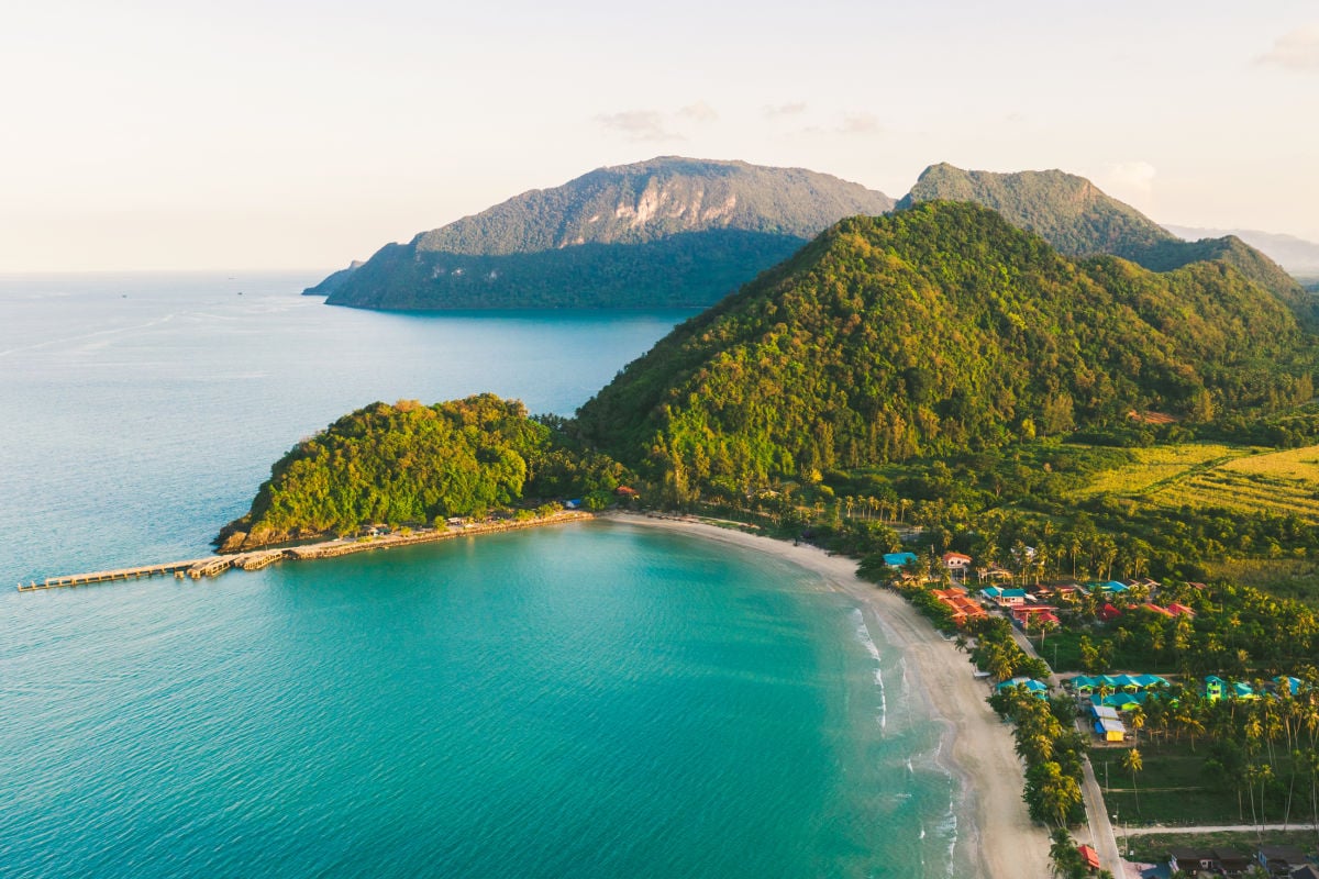 Khanom beach in thailand