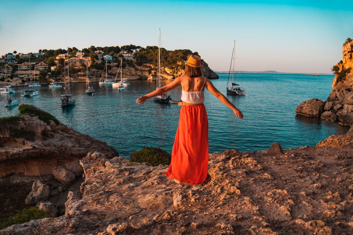 Woman in Mallorca Spain